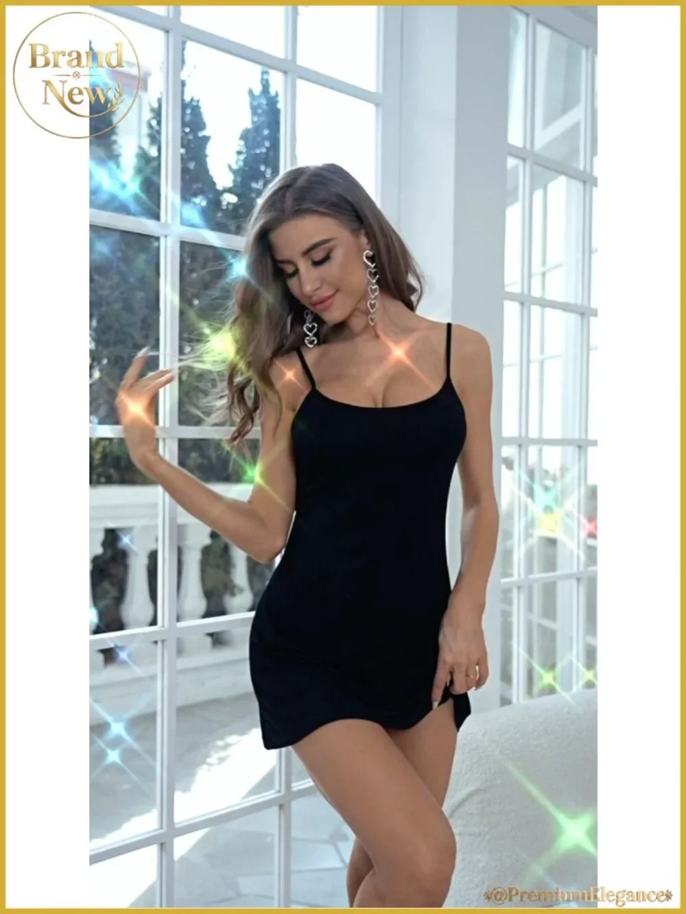 Lace Babydoll Chemise Nightgown Sleeveless Adjustable Straps
